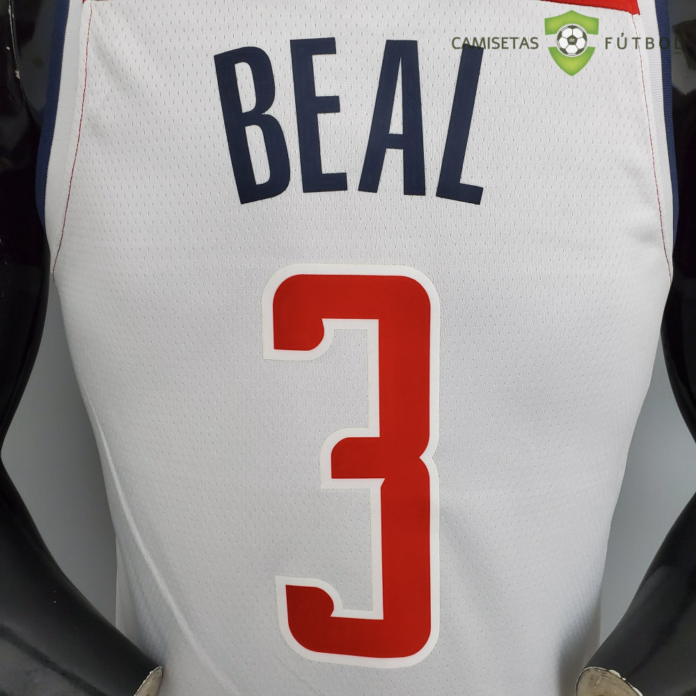Camiseta Washington Wizards 21-22 - Bradley Beal 3 Blanco Nba