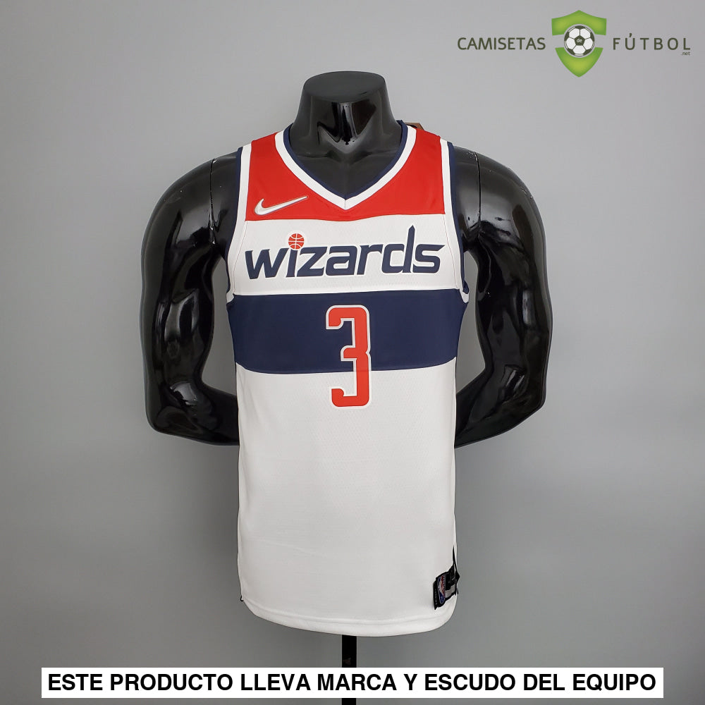Camiseta Washington Wizards 21-22 - Bradley Beal 3 Blanco Nba