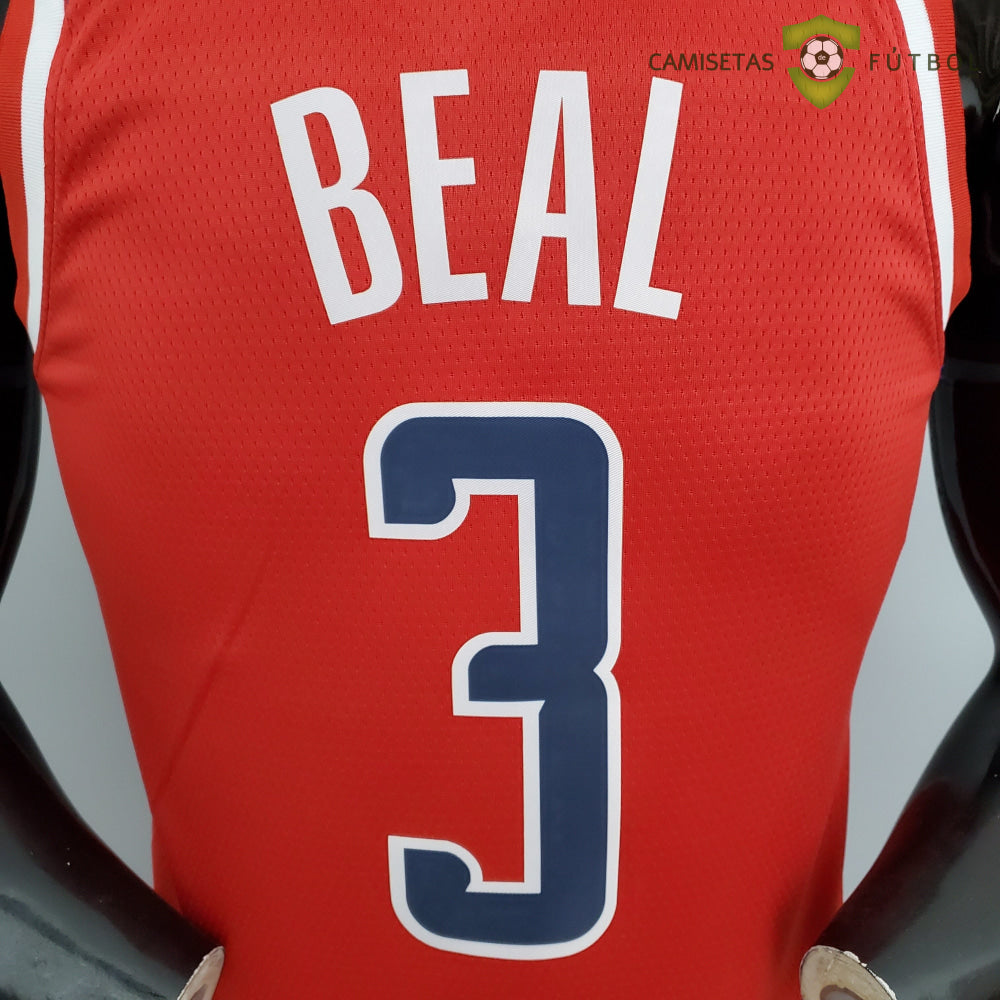 Camiseta Washington Wizards 21-22 - Bradley Beal 3 Rojo Nba
