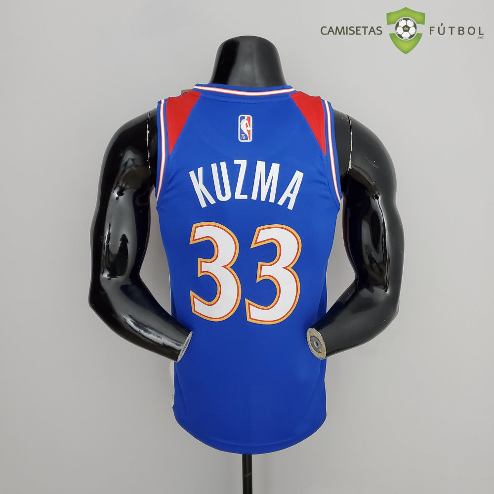 Camiseta Washington Wizards 21-22 - Kyle Kuzma 33 Azul Nba