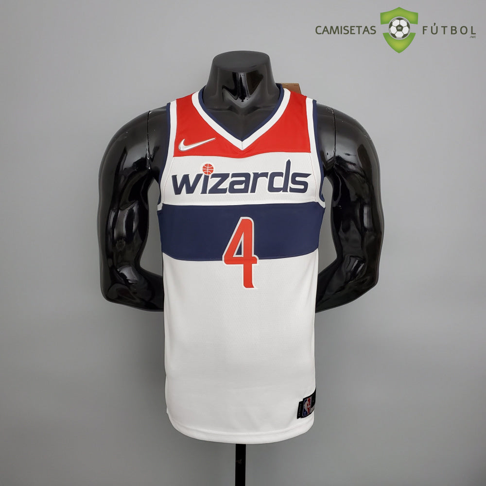 Camiseta Washington Wizards 21-22 - Russell Westbrook 4 Blanco Nba