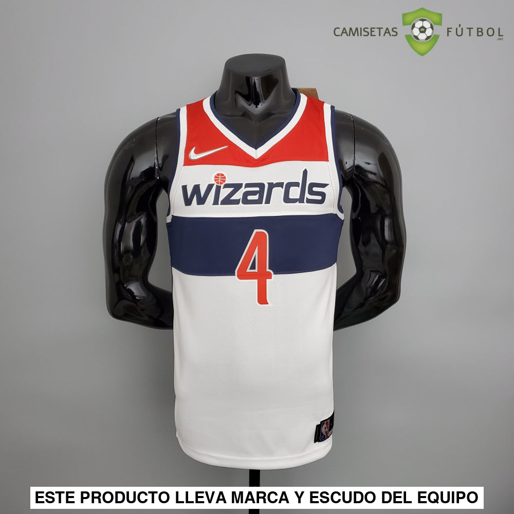 Camiseta Washington Wizards 21-22 - Russell Westbrook 4 Blanco Nba