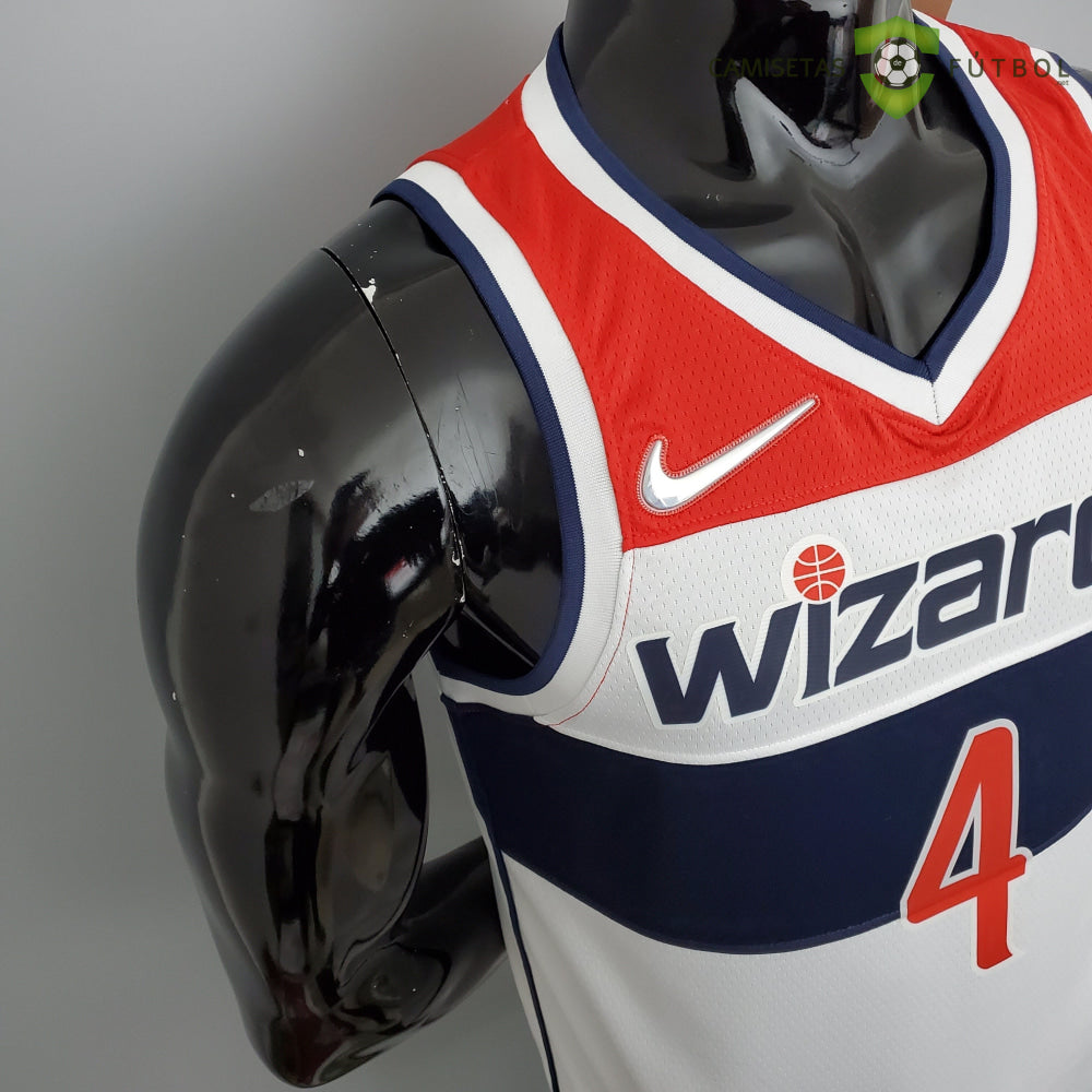 Camiseta Washington Wizards 21-22 - Russell Westbrook 4 Blanco Nba