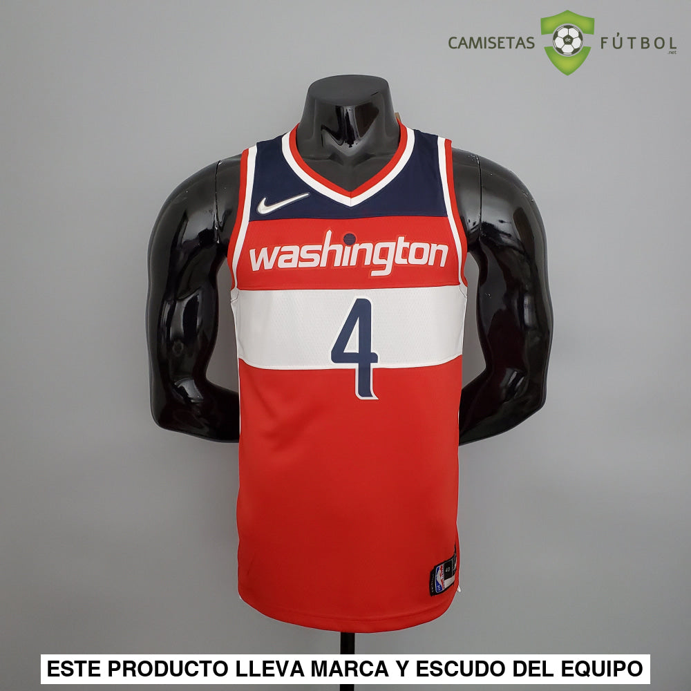 Camiseta Washington Wizards 21-22 - Russell Westbrook 4 Rojo Nba