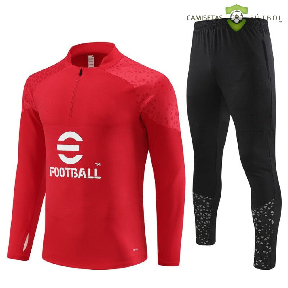 Chandal Ac Milan 23-24 Media Cremallera Modelo 5 Ropa Deportiva