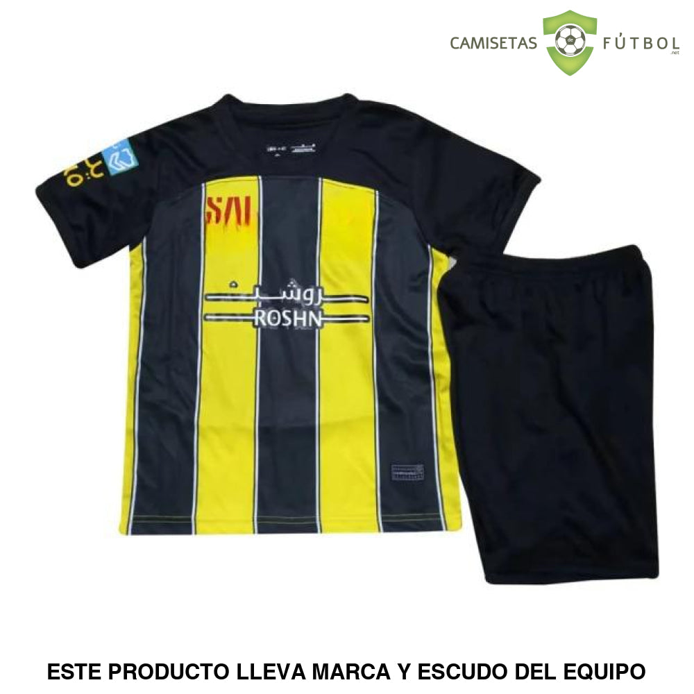 Equipación Al - Ittihad 23 - 24 Local Niño Personalizado