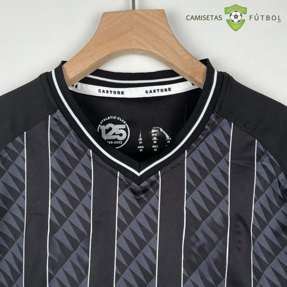 Kit Infantil Athletic De Bilbao 23-24 Portero Negro Personalizado