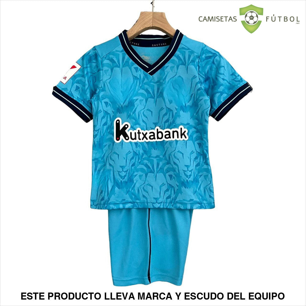 Equipación Athletic De Bilbao 23 - 24 Visitante Niño Personalizado