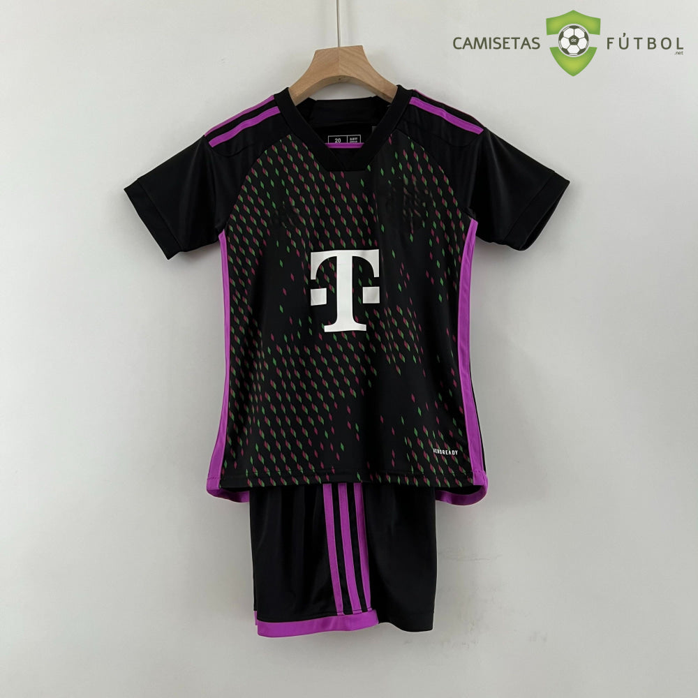 Equipación Bayern Munich 23-24 Visitante Niño Parche Especial