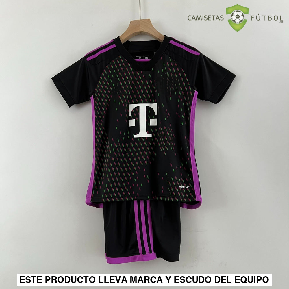 Equipación Bayern Munich 23-24 Visitante Niño Parche Especial
