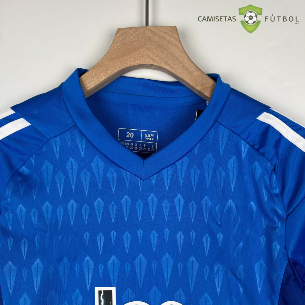 Kit Infantil Juventus 23-24 Portero Azul Personalizado
