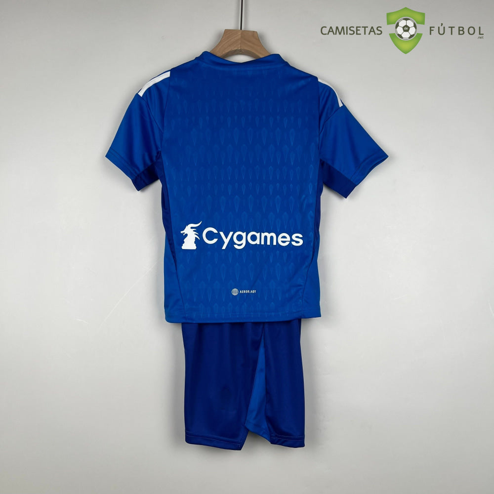 Kit Infantil Juventus 23-24 Portero Azul Personalizado