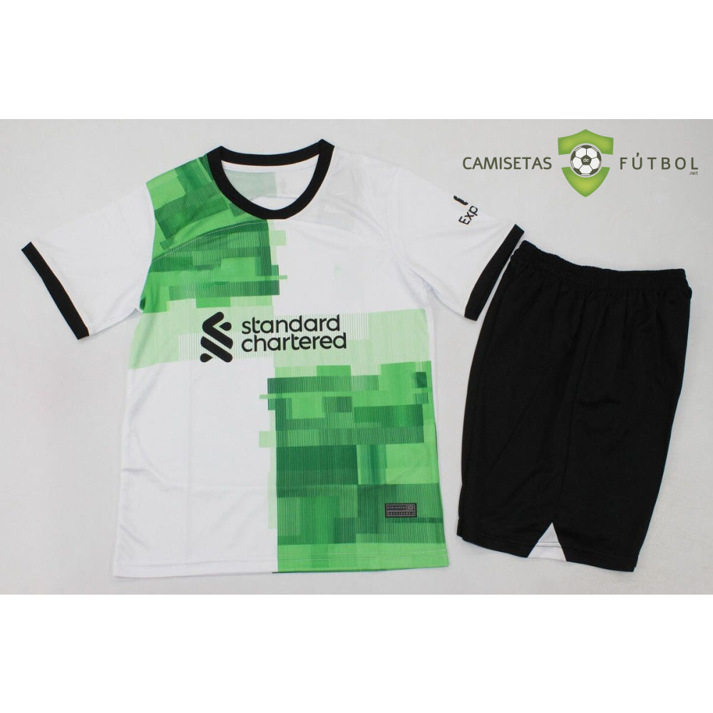 Kit Infantil Liverpool 23-24 Visitante Parche Especial