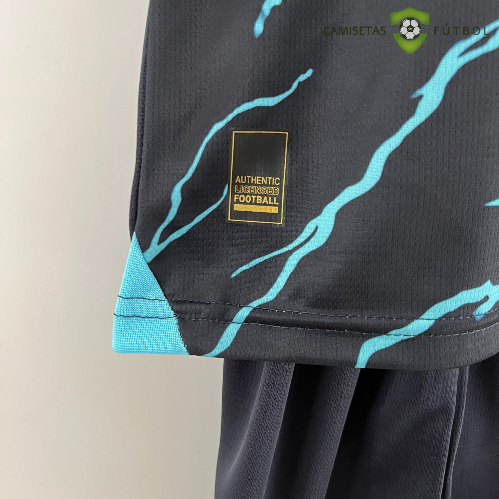 Equipación Manchester City 23-24 Visitante Niño Personalizado