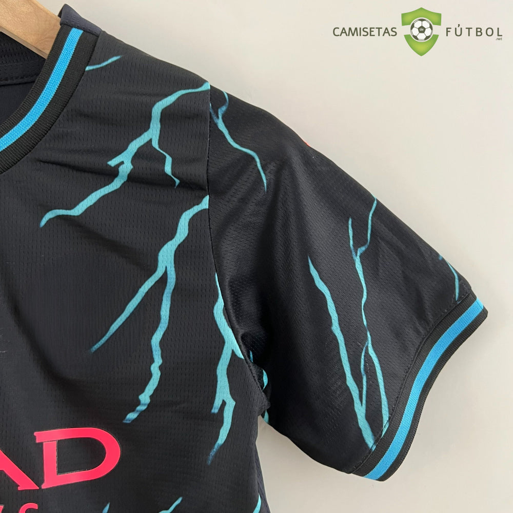 Equipación Manchester City 23-24 Visitante Niño Personalizado