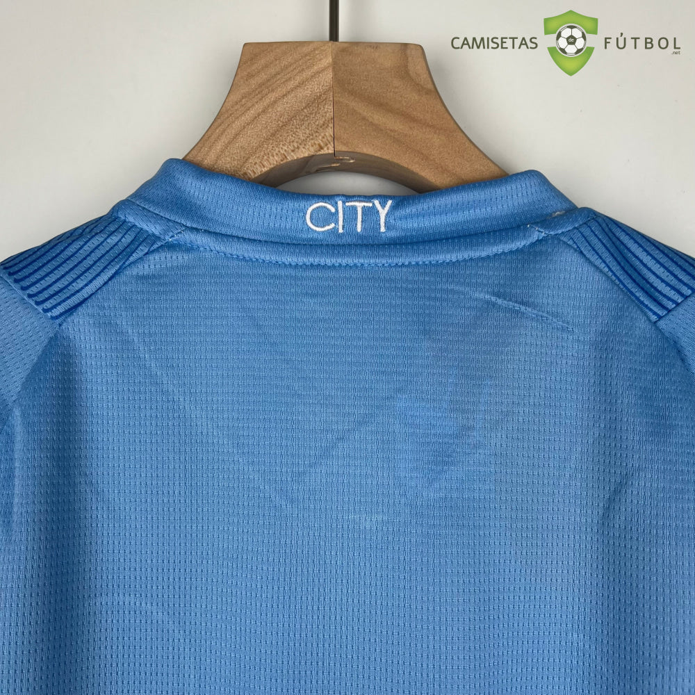 Kit Infantil Manchester City 23-24 Local Personalizado
