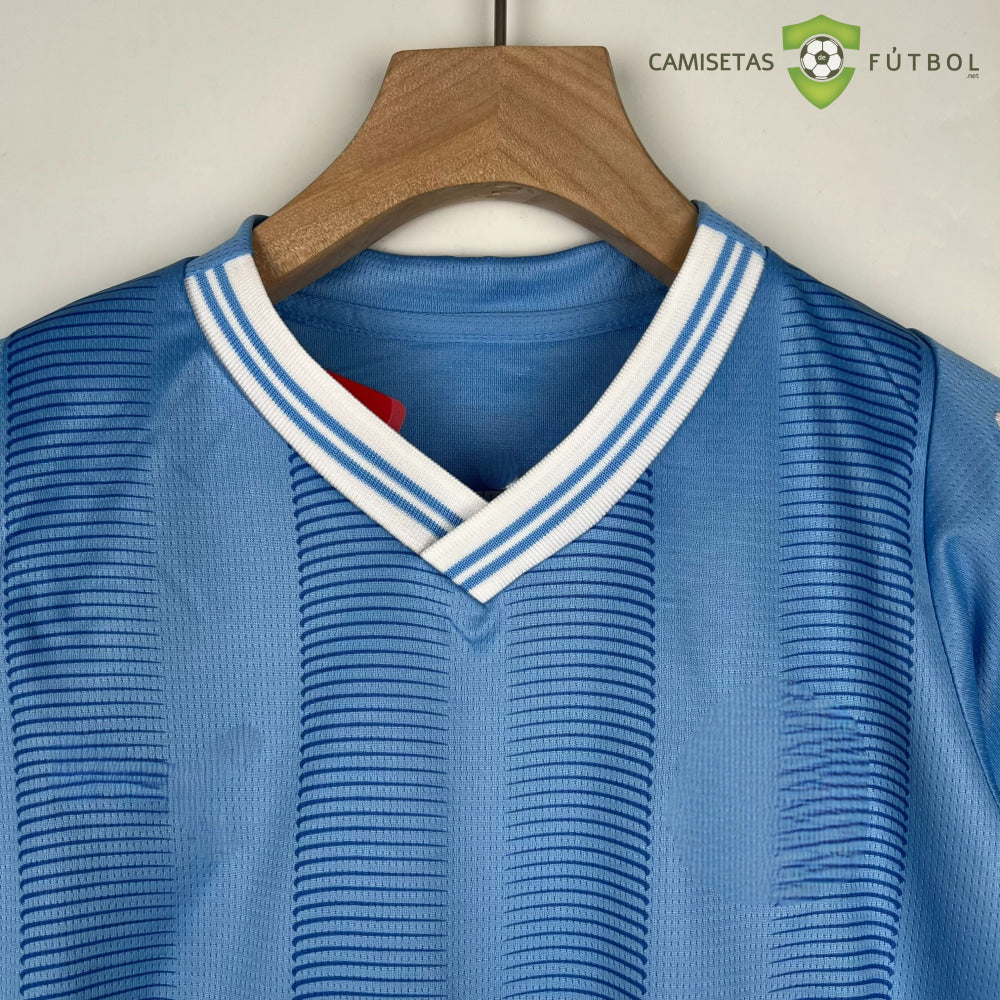 Kit Infantil Manchester City 23-24 Local Personalizado