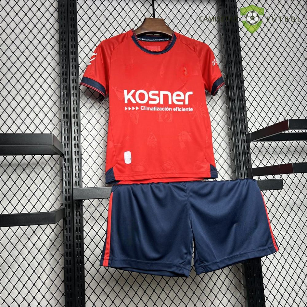Equipación Osasuna 24-25 Local Niño Personalizado