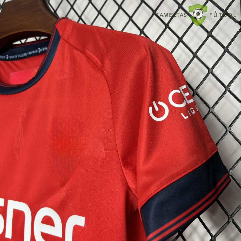 Equipación Osasuna 24-25 Local Niño Personalizado