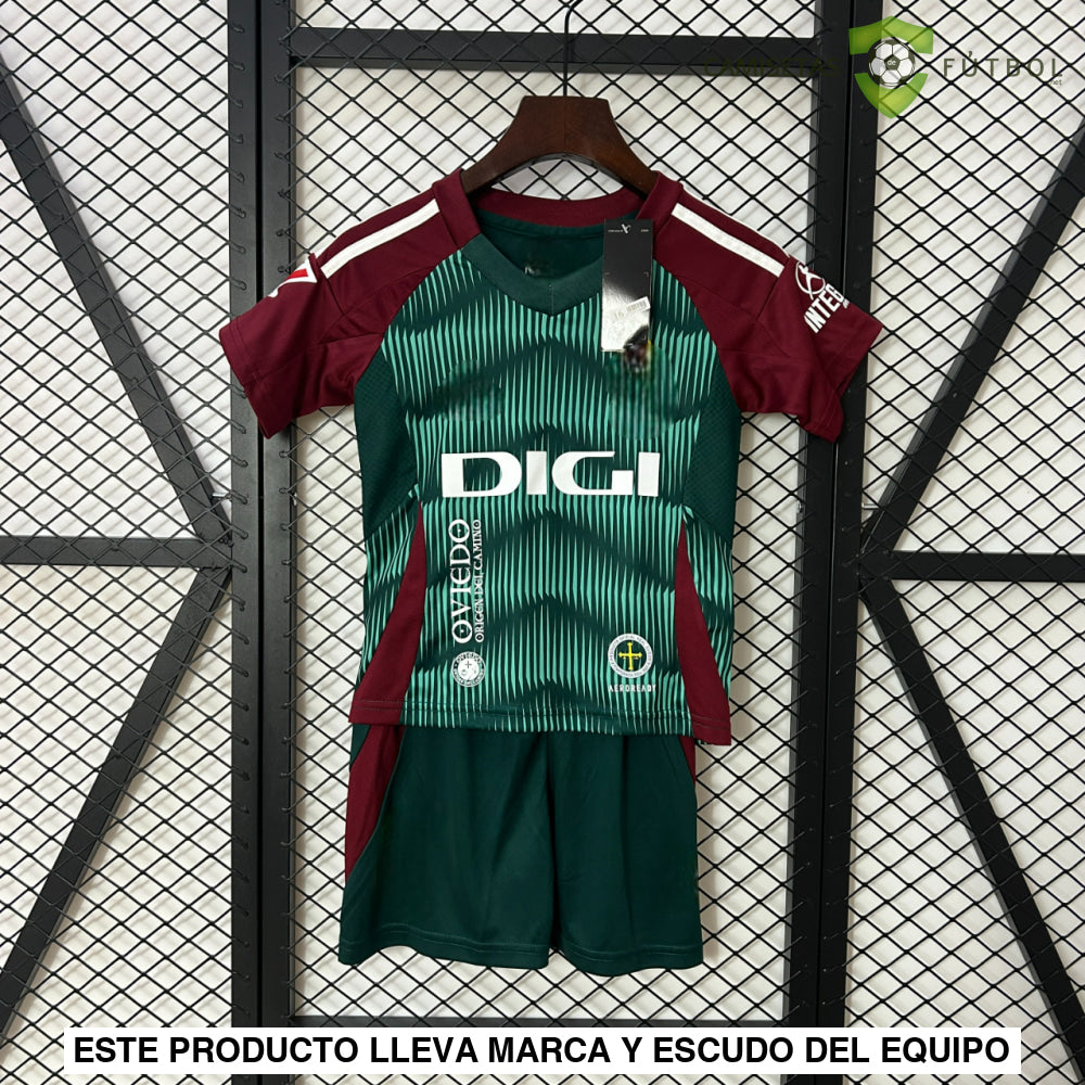 Equipación Real Oviedo 24-25 3ª Niño Personalizado